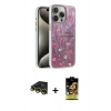 MARSİLYAN™- iPhone 14 Pro Kılıf Zirve Modern Prime - Siyah Buffer Cam Ekran Koruyucu + Raze Metal Kamera Lens - GD