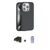 MARSİLYAN™- iPhone 14 Pro Kılıf Zirve Modern Prime - Siyah Joko Magic 5D Cam + Raze Metal Kamera Lens - GD