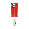 MARSİLYAN™- iPhone 14 Pro Kılıf Zirve Yansıma Serisi - Şeffaf Pasifik Cam Ekran Koruyucu