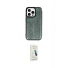 MARSİLYAN™- iPhone 14 Pro Kılıf Zirve Yansıma Serisi - Şeffaf Pasifik Cam Ekran Koruyucu