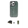 MARSİLYAN™- iPhone 14 Pro Kılıf Zirve Yansıma Serisi - Siyah Joko Magic 5D Hayalet Cam + Raze Metal Kamera Lens - GD
