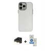 MARSİLYAN™- iPhone 14 Pro Max Kılıf Ahenk Çizgi Prime - Şeffaf Royal Nano Ekran Koruyucu + Raze Metal Kamera Lens - GD