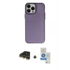 MARSİLYAN™- iPhone 14 Pro Max Kılıf Ahenk Çizgi Prime - Şeffaf Royal Nano Ekran Koruyucu + Raze Metal Kamera Lens - GD