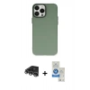 MARSİLYAN™- iPhone 14 Pro Max Kılıf Ahenk Çizgi Prime - Şeffaf Royal Nano Ekran Koruyucu + Gümüş Raze Metal Kamera Lens