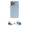 MARSİLYAN™- iPhone 14 Pro Max Kılıf Ahenk Çizgi Prime - Siyah 3D Antistatik Cam Ekran Koruyucu + Bilvis Titan Kamera Lens - SH