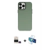 MARSİLYAN™- iPhone 14 Pro Max Kılıf Ahenk Çizgi Prime - Siyah 3D Antistatik Cam Ekran Koruyucu + Bilvis Titan Kamera Lens - GD