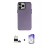MARSİLYAN™- iPhone 14 Pro Max Kılıf Ahenk Çizgi Prime - Siyah Bilvis 5in1 3D Magic Cam Ekran Koruyucu + Bilvis Titan Kamera Lens - GD