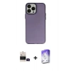 MARSİLYAN™- iPhone 14 Pro Max Kılıf Ahenk Çizgi Prime - Siyah Bilvis 5in1 3D Magic Cam Ekran Koruyucu + Bilvis Titan Kamera Lens - SH