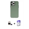 MARSİLYAN™- iPhone 14 Pro Max Kılıf Ahenk Çizgi Prime - Siyah Bilvis 5in1 3D Magic Cam Ekran Koruyucu + Derin Mor Bilvis Titan Kamera Lens