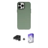 MARSİLYAN™- iPhone 14 Pro Max Kılıf Ahenk Çizgi Prime - Siyah Bilvis 5in1 3D Magic Cam Ekran Koruyucu + Raze Metal Kamera Lens - GS