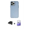 MARSİLYAN™- iPhone 14 Pro Max Kılıf Ahenk Çizgi Prime - Siyah Bilvis 5in1 5D Magic Hayalet Cam Ekran Koruyucu + Raze Metal Kamera Lens - GS