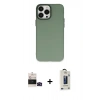 MARSİLYAN™- iPhone 14 Pro Max Kılıf Ahenk Çizgi Prime - Siyah Bilvis Hayalet Cam Ekran Koruyucu + Bilvis Titan Kamera Lens - SH