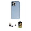 MARSİLYAN™- iPhone 14 Pro Max Kılıf Ahenk Çizgi Prime - Siyah Buffer Cam Ekran Koruyucu + Bilvis Titan Kamera Lens - GS