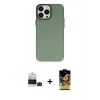 MARSİLYAN™- iPhone 14 Pro Max Kılıf Ahenk Çizgi Prime - Siyah Buffer Cam Ekran Koruyucu + Siyah Bilvis Titan Kamera Lens