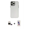 MARSİLYAN™- iPhone 14 Pro Max Kılıf Ahenk Çizgi Prime - Siyah Joko 5D Cam + Bilvis Titan Kamera Lens - GD
