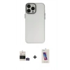 MARSİLYAN™- iPhone 14 Pro Max Kılıf Ahenk Çizgi Prime - Siyah Joko 5D Cam + Bilvis Titan Kamera Lens - GS