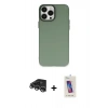 MARSİLYAN™- iPhone 14 Pro Max Kılıf Ahenk Çizgi Prime - Siyah Joko 5D Cam + Raze Metal Kamera Lens - GS
