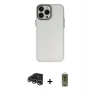 MARSİLYAN™- iPhone 14 Pro Max Kılıf Ahenk Çizgi Prime - Siyah Joko Magic 5D Hayalet Cam + Raze Metal Kamera Lens - GS