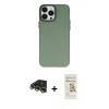 MARSİLYAN™- iPhone 14 Pro Max Kılıf Ahenk Çizgi Prime - Siyah Mat Seramik Nano Ekran Koruyucu + Raze Metal Kamera Lens - GD