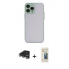 MARSİLYAN™- iPhone 14 Pro Max Kılıf Ahenk Çizgi Serisi - Siyah 6D Mat Seramik Hayalet Nano Ekran Koruyucu + Raze Metal Kamera Lens - GS