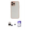 MARSİLYAN™- iPhone 14 Pro Max Kılıf Ahenk Çizgi Serisi - Siyah Bilvis 5in1 3D Magic Cam Ekran Koruyucu + Bilvis Titan Kamera Lens - DNMR