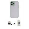MARSİLYAN™- iPhone 14 Pro Max Kılıf Ahenk Çizgi Serisi - Siyah Bilvis Hayalet Cam Ekran Koruyucu + Bilvis Titan Kamera Lens - SH