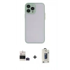 MARSİLYAN™- iPhone 14 Pro Max Kılıf Ahenk Çizgi Serisi - Siyah Bilvis Hayalet Cam Ekran Koruyucu + Bilvis Titan Kamera Lens - DNMR