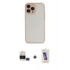 MARSİLYAN™- iPhone 14 Pro Max Kılıf Ahenk Çizgi Serisi - Siyah Joko 5D Cam + Bilvis Titan Kamera Lens - GS