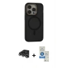 MARSİLYAN™- iPhone 14 Pro Max Kılıf Ahenk Form Serisi - Şeffaf Royal Nano Ekran Koruyucu + Raze Metal Kamera Lens - GS