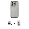 MARSİLYAN™- iPhone 14 Pro Max Kılıf Ahenk Form Serisi - Siyah Joko 5D Cam + Bilvis Titan Kamera Lens - DNMR