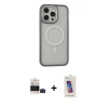 MARSİLYAN™- iPhone 14 Pro Max Kılıf Ahenk Form Serisi - Siyah Joko 5D Cam + Bilvis Titan Kamera Lens - SH