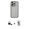 MARSİLYAN™- iPhone 14 Pro Max Kılıf Ahenk Form Serisi - Siyah Joko 5D Cam + Bilvis Titan Kamera Lens - GD