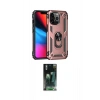 MARSİLYAN™- iPhone 14 Pro Max Kılıf Ahenk Klasik Koleksiyonu - Şeffaf 360 Full Body Arka Koruyucu