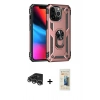 MARSİLYAN™- iPhone 14 Pro Max Kılıf Ahenk Klasik Koleksiyonu - Siyah 6D Mat Seramik Hayalet Nano Ekran Koruyucu + Gümüş Raze Metal Kamera Lens
