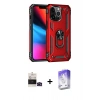 MARSİLYAN™- iPhone 14 Pro Max Kılıf Ahenk Klasik Koleksiyonu - Siyah Bilvis 5in1 3D Magic Cam Ekran Koruyucu + Bilvis Titan Kamera Lens - SH
