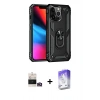 MARSİLYAN™- iPhone 14 Pro Max Kılıf Ahenk Klasik Koleksiyonu - Siyah Bilvis 5in1 3D Magic Cam Ekran Koruyucu + Bilvis Titan Kamera Lens - GD