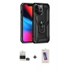 MARSİLYAN™- iPhone 14 Pro Max Kılıf Ahenk Klasik Koleksiyonu - Siyah Joko 5D Cam + Bilvis Titan Kamera Lens - GD