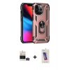 MARSİLYAN™- iPhone 14 Pro Max Kılıf Ahenk Klasik Koleksiyonu - Siyah Joko 5D Cam + Bilvis Titan Kamera Lens - GD