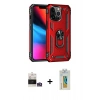 MARSİLYAN™- iPhone 14 Pro Max Kılıf Ahenk Klasik Koleksiyonu - Siyah Polymer Nano Ekran Koruyucu + Bilvis Titan Kamera Lens - GS