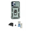 MARSİLYAN™- iPhone 14 Pro Max Kılıf Ahenk Klasik - Şeffaf Royal Nano Ekran Koruyucu + Raze Metal Kamera Lens - GS