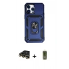 MARSİLYAN™- iPhone 14 Pro Max Kılıf Ahenk Klasik - Siyah Joko Magic 5D Hayalet Cam + Raze Metal Kamera Lens - GD