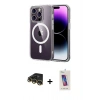 MARSİLYAN™- iPhone 14 Pro Max Kılıf Ahenk Minimal Serisi - Siyah Joko 5D Cam + Raze Metal Kamera Lens - GD