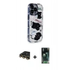 MARSİLYAN™- iPhone 14 Pro Max Kılıf Ahenk Modern Serisi - Şeffaf 360 Full Body Arka Koruyucu + Raze Metal Kamera Lens - GD