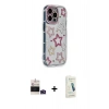 MARSİLYAN™- iPhone 14 Pro Max Kılıf Ahenk Modern Serisi - Şeffaf Pasifik Cam Ekran Koruyucu + Bilvis Titan Kamera Lens - DNMR