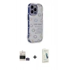 MARSİLYAN™- iPhone 14 Pro Max Kılıf Ahenk Modern Serisi - Şeffaf Pasifik Cam Ekran Koruyucu + Bilvis Titan Kamera Lens - GS