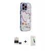 MARSİLYAN™- iPhone 14 Pro Max Kılıf Ahenk Modern Serisi - Şeffaf Pasifik Cam Ekran Koruyucu + Bilvis Titan Kamera Lens - GS