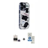 MARSİLYAN™- iPhone 14 Pro Max Kılıf Ahenk Modern Serisi - Şeffaf Royal Nano Ekran Koruyucu + Bilvis Titan Kamera Lens - GS