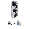 MARSİLYAN™- iPhone 14 Pro Max Kılıf Ahenk Modern Serisi - Şeffaf Royal Nano Ekran Koruyucu + Bilvis Titan Kamera Lens - DNMR