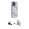 MARSİLYAN™- iPhone 14 Pro Max Kılıf Ahenk Modern Serisi - Şeffaf Royal Nano Ekran Koruyucu + Bilvis Titan Kamera Lens - DNMR