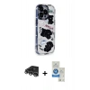 MARSİLYAN™- iPhone 14 Pro Max Kılıf Ahenk Modern Serisi - Şeffaf Royal Nano Ekran Koruyucu + Raze Metal Kamera Lens - GS